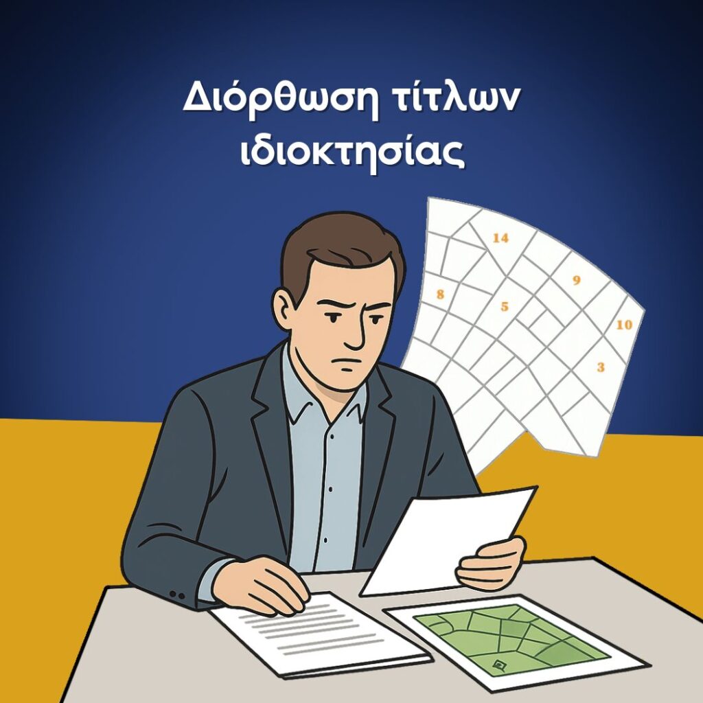 Διόρθωση τίτλων ακινήτου